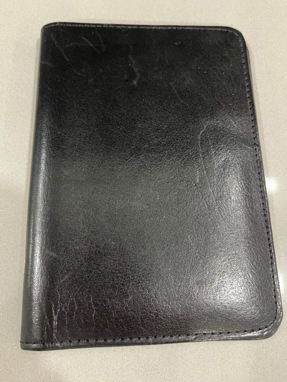 Coach Black Passport and Card Holder